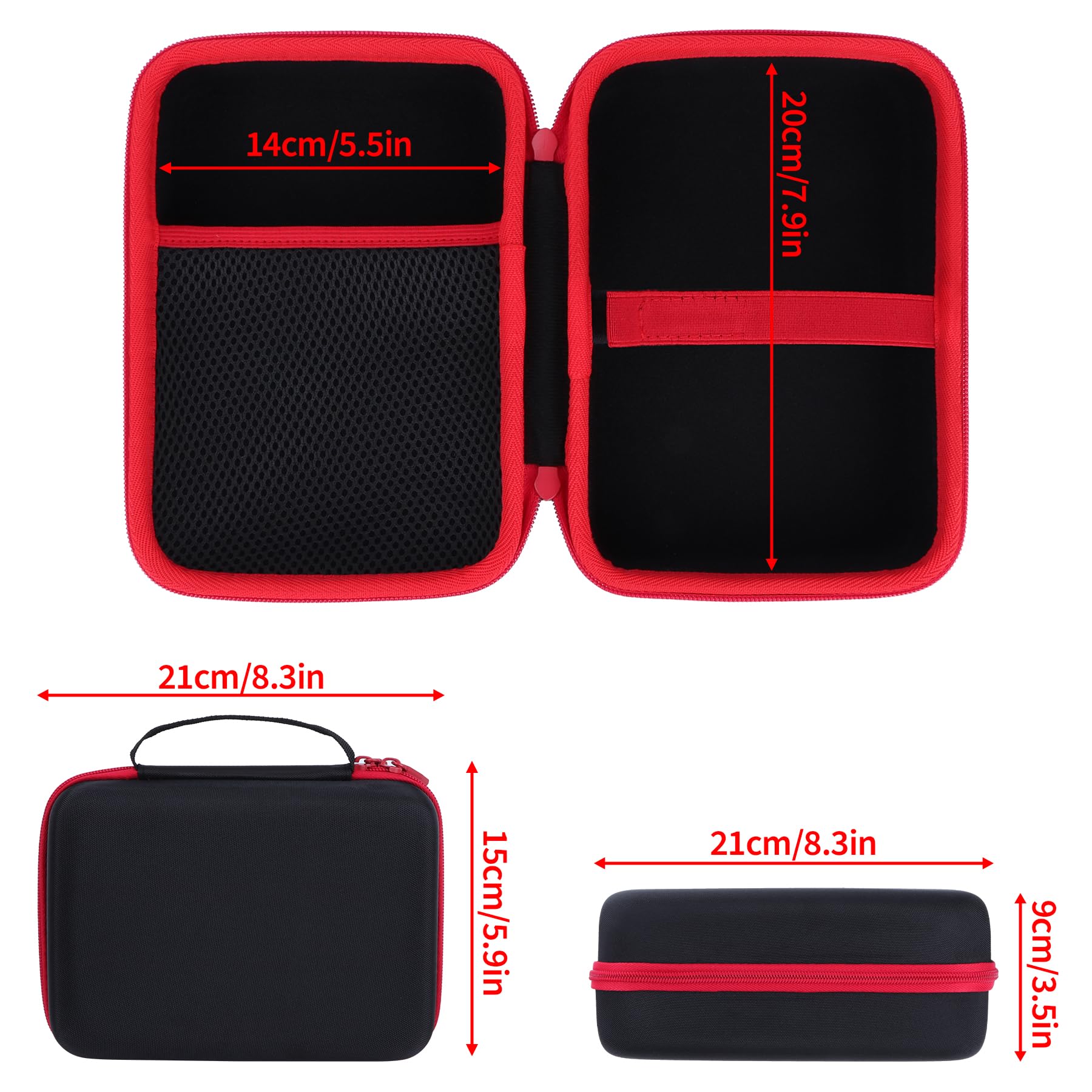 Twarde etui ochronne kompatybilne z Boost X GBX55 UltraSafe Przenośny StartBooster