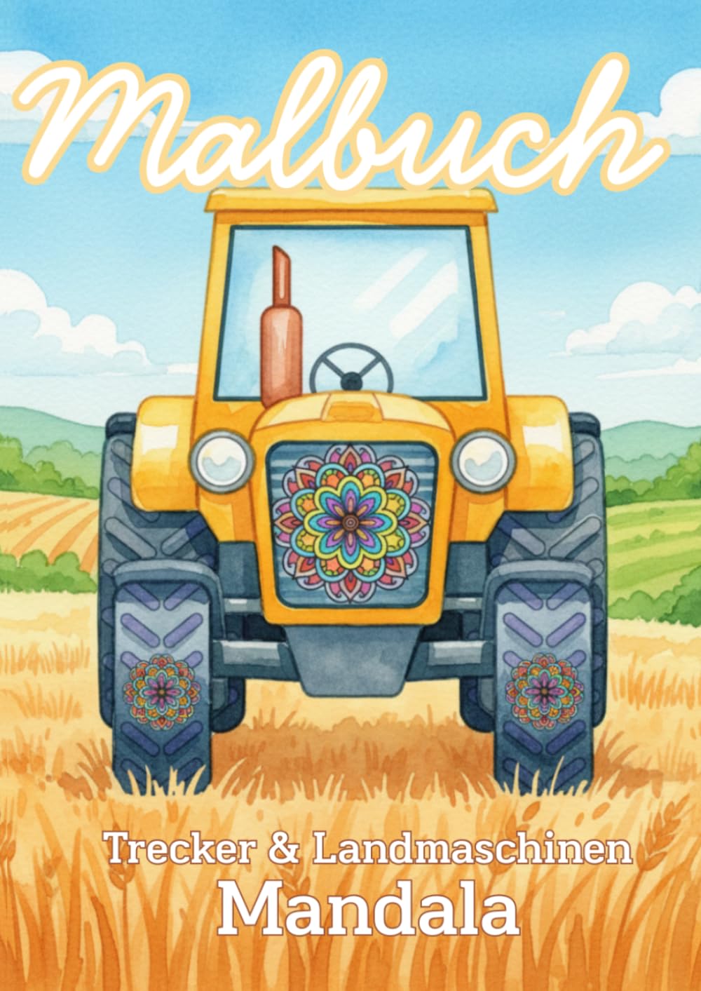 Malbuch Trecker & Landwirtschafts Mandala, schöne Motive verpackt in einzigartige Mandalas inspiriert durch den Dschungel - für Erwachsene & Kinder: ... in die eigene Kreativität - viel Spaß ;)