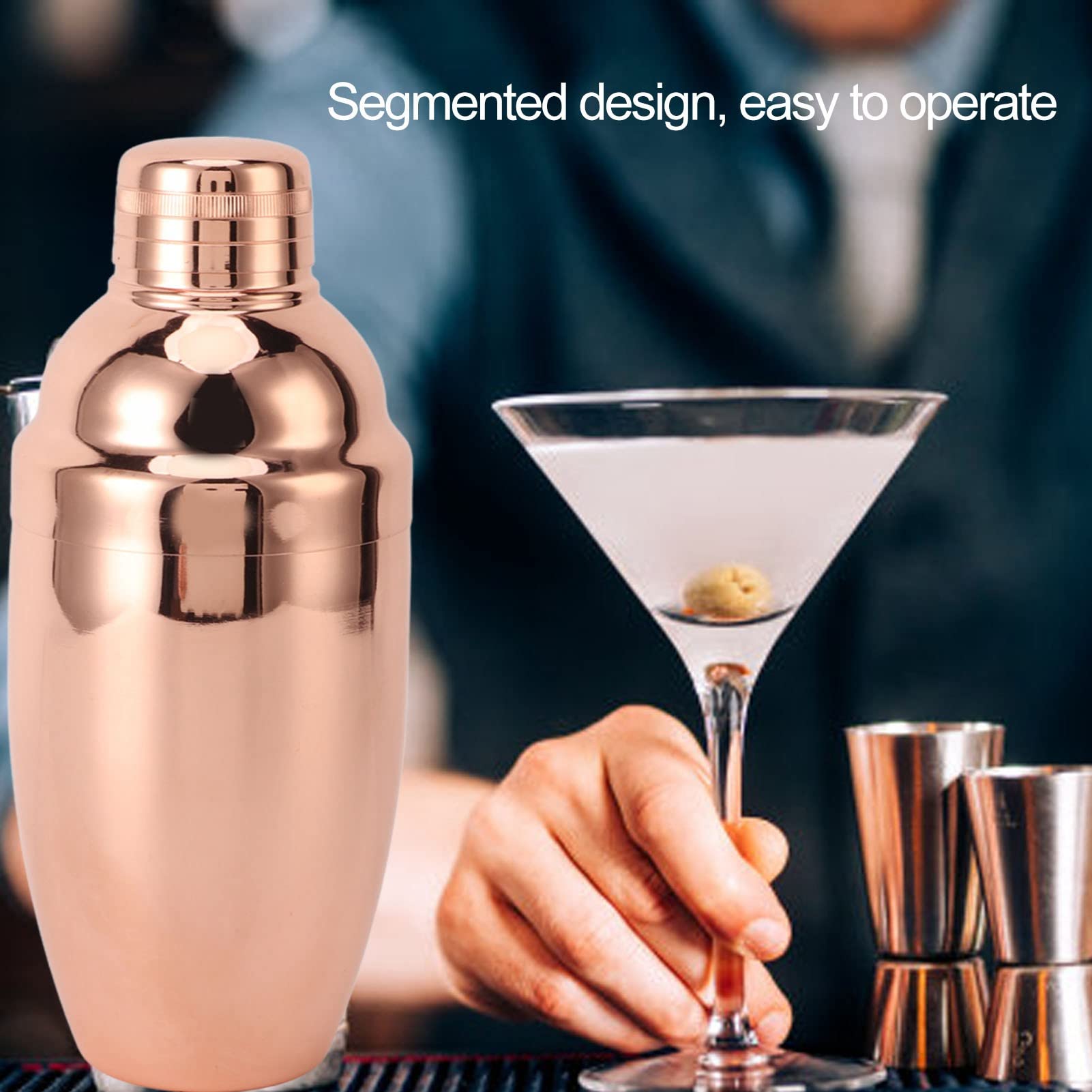 Shaker Bar Shaker à Cocktail Martini 250ml CUEMOON - Acier