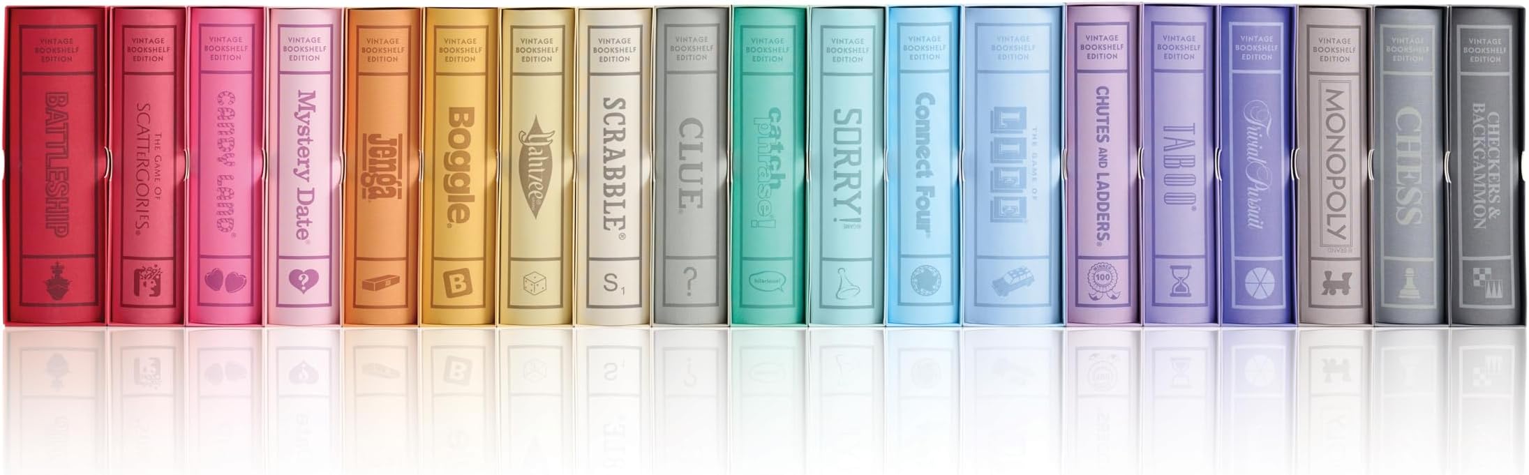 WS Game Company Complete Collection of 19 Vintage Bookshelf Board Games