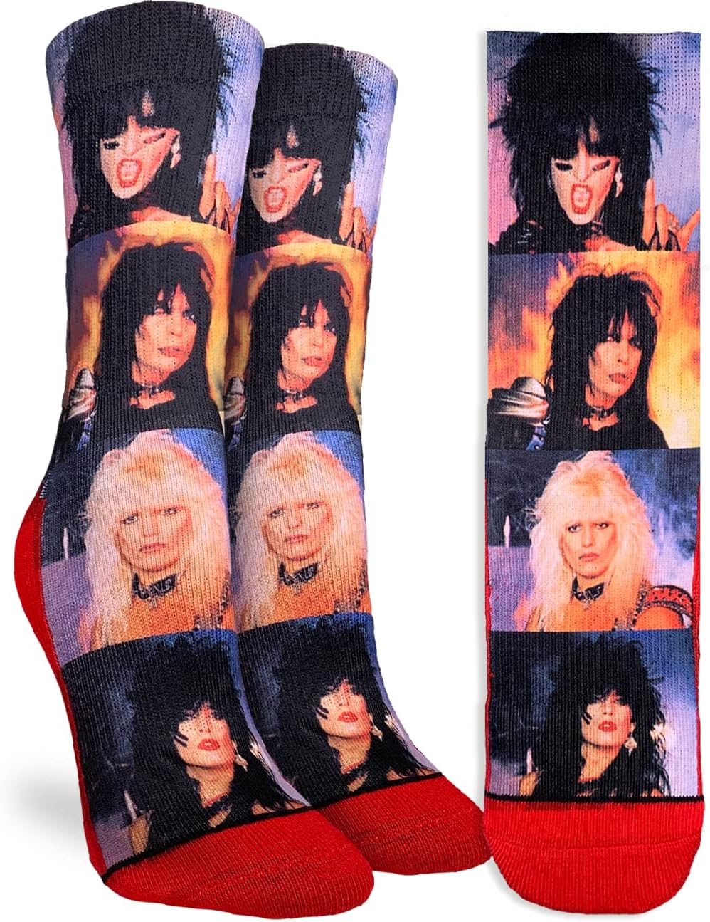 Good Luck Sock Women's Mötley Crüe Band Socks, Adult