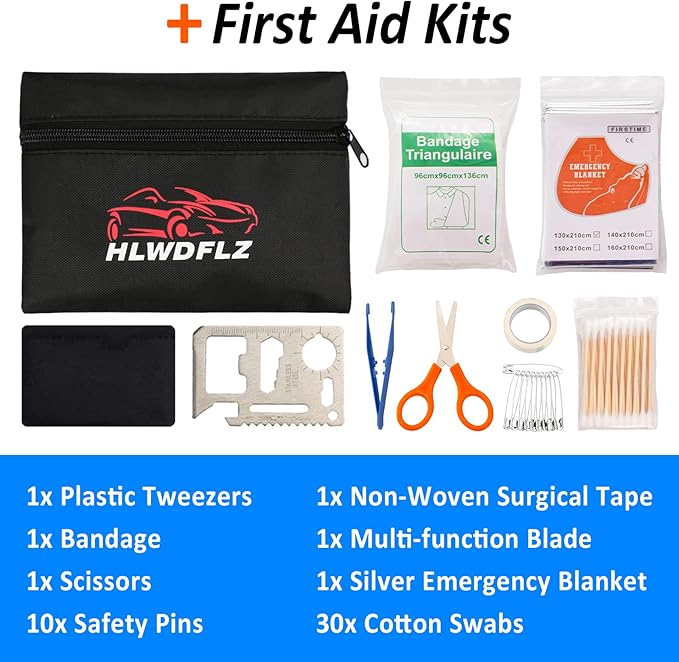 Kit de emergencia para carretera - 86 piezas miniatura 5