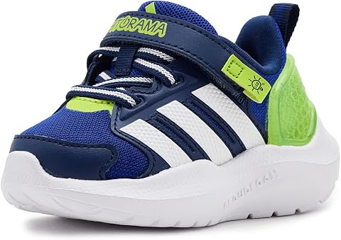 Обувь adidas Lightorama Runner Elastic Lace Shoes для малышей, цвет: Синий