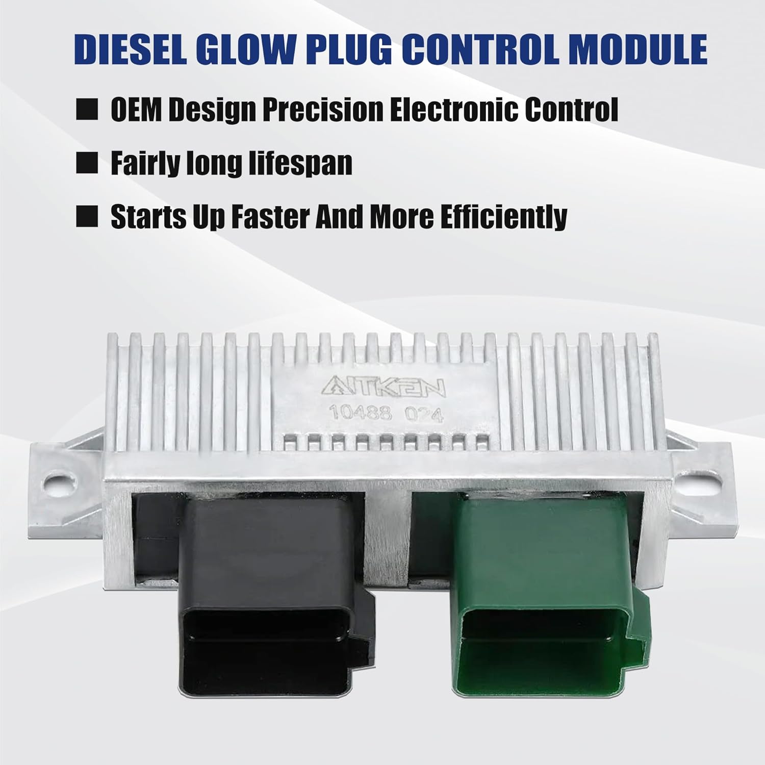 AITKEN Diesel Glow Plug Control Module highlighting key features