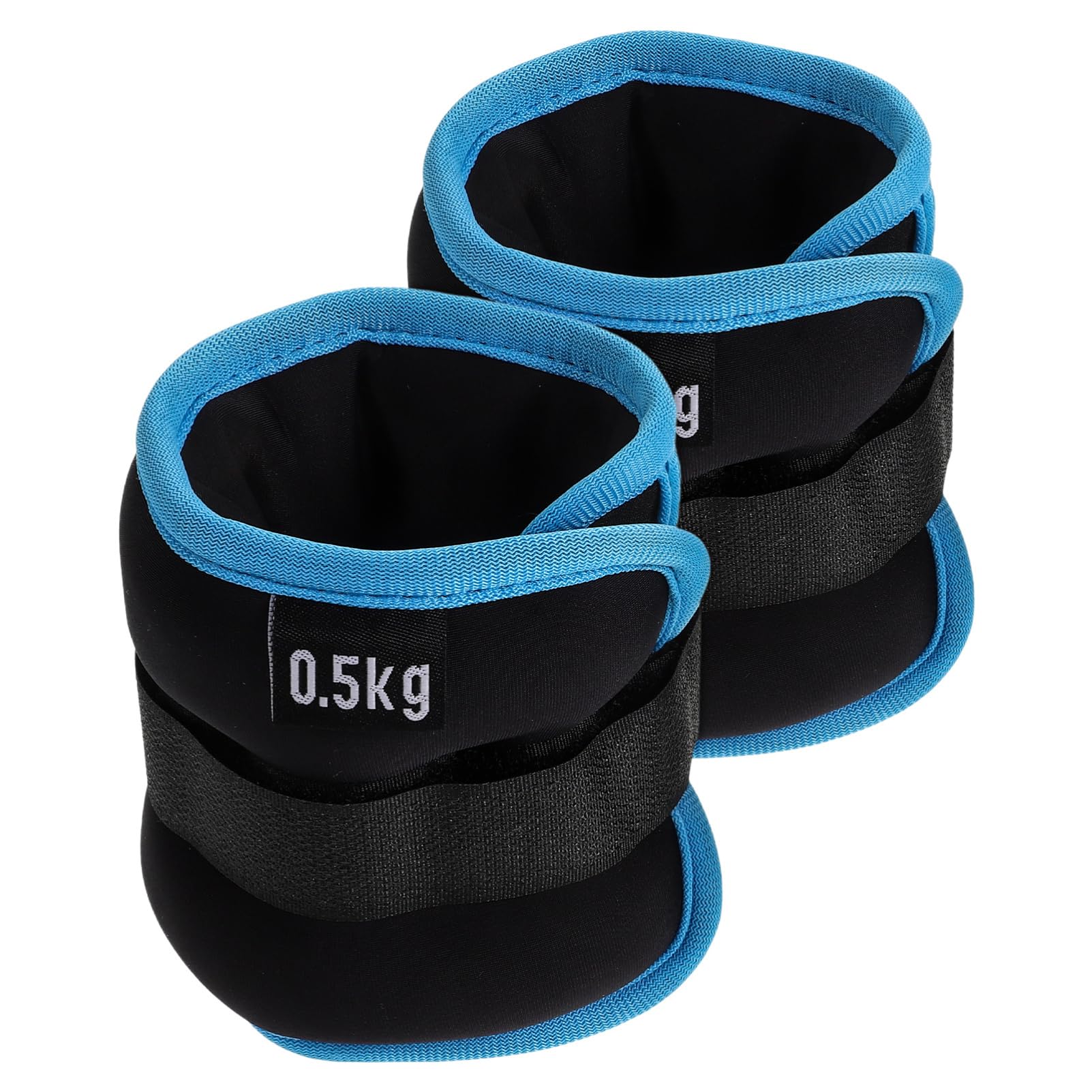Pesi le Caviglie Professionali, Pesetti Polsi, 2 Pezzi da 0,5kg in Neoprene e Sabbia di Ferro, per Jogging e Allenamento