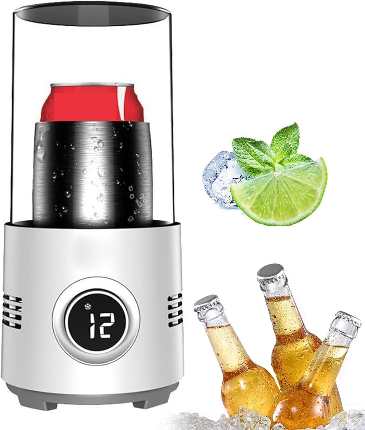 Refroidisseur de boissons de 2 à 60 °C pour bureau et canettes de bière