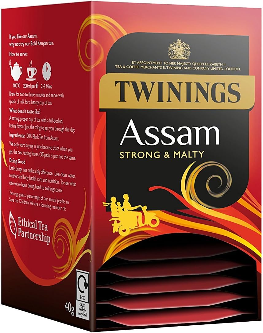 Twinings Assam Enveloped Tea Bags - 4x20