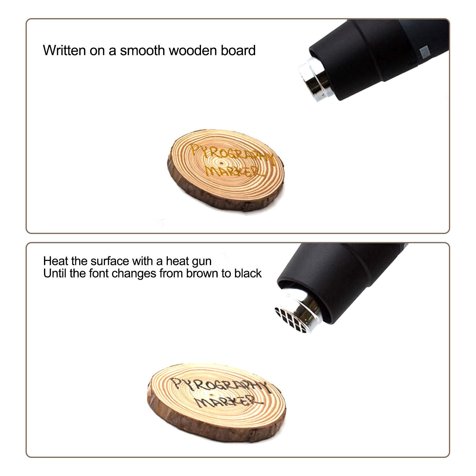 Pennarello Per Pirografia Su Legno - Alternativa Sicura Al Ferro Da Bruciare, Per Fai Da Te - Foto 10