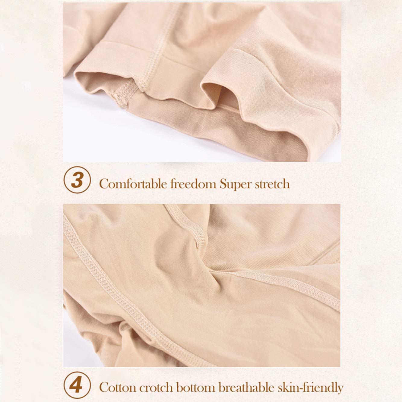 Bodywear da Donna a Vita Alta con Cintura a Vita Alta Mutandine Sollevamento,Recupero pelvico postnatale,Pantaloncini per Body Shaper,Mixed,3XL