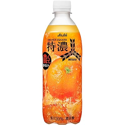 アサヒ飲料 三ツ矢特濃オレンジスカッシュ 500ml×1本 [サイダー]