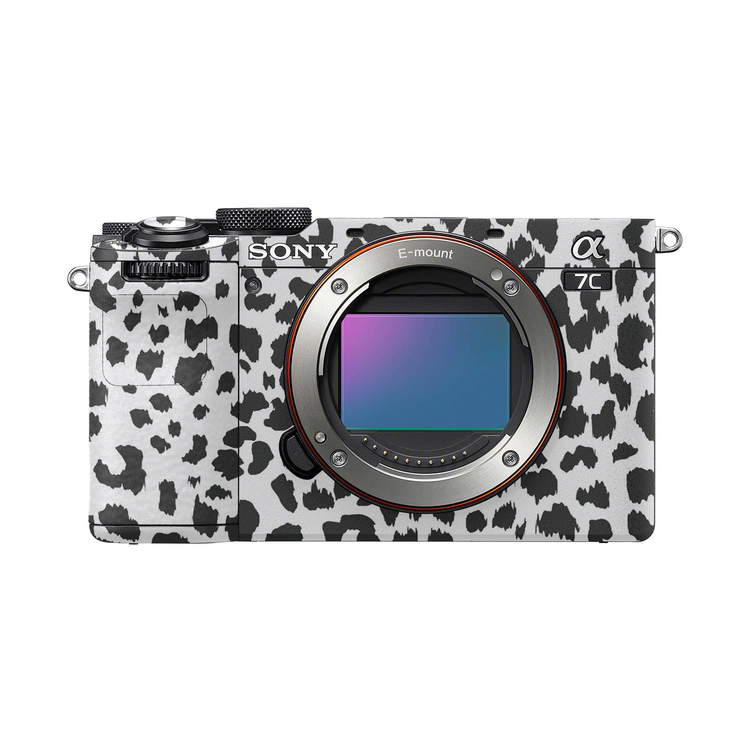 Camera Skin Compatible with Sony A7C Mark II (2023) - Snow Leopard Print - Premium 3M Vinyl Protective Wrap Decal Cover - Easy to Apply | Crafted in the USA by MightySkins