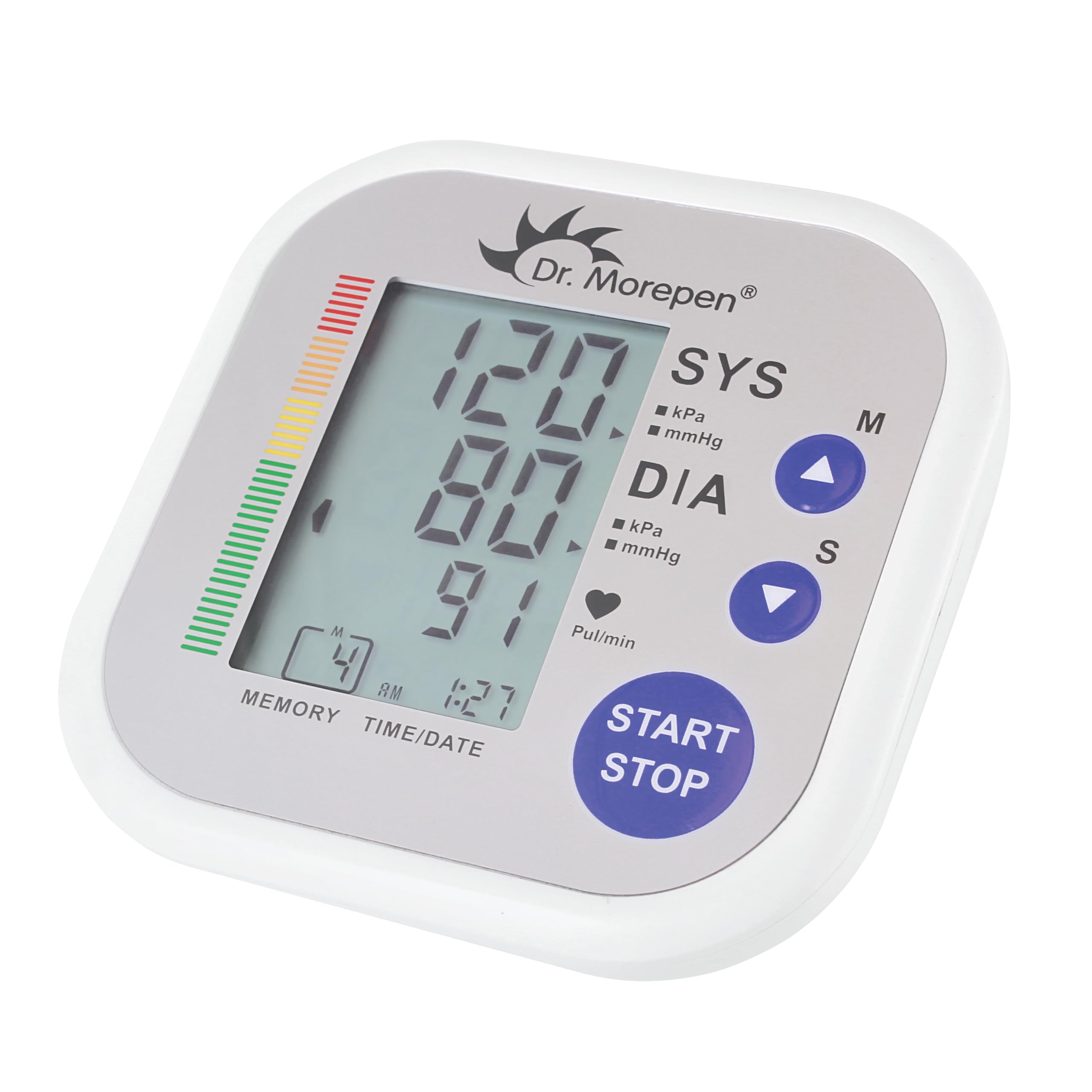 Dr. Morepen BP-02 AUTOMATIC Arm BLOOD PRESSURE MONITOR, White