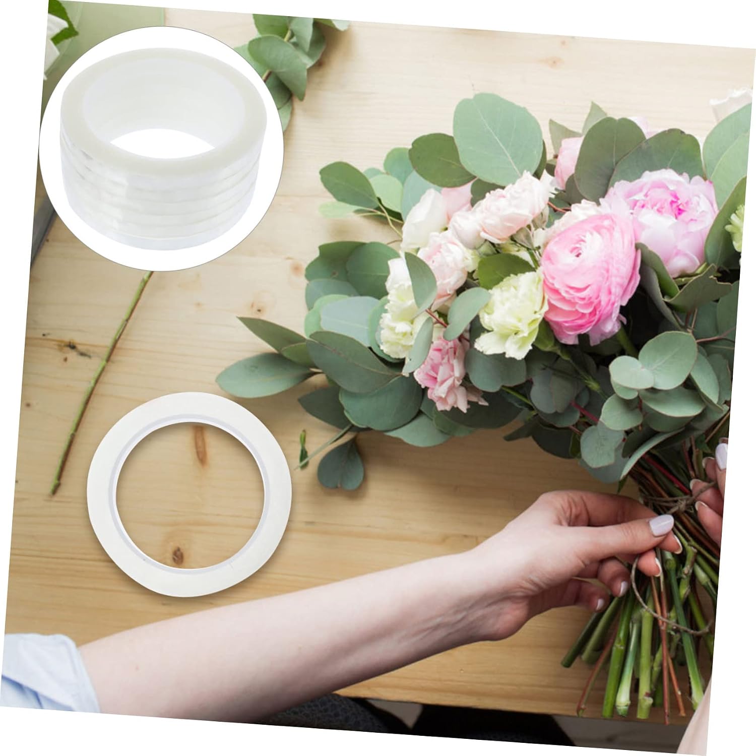 VILLCASE 12rolls Flower Tape for Bouquet Stem Wrapping Floral Supplies DIY Tape for Wreath Making