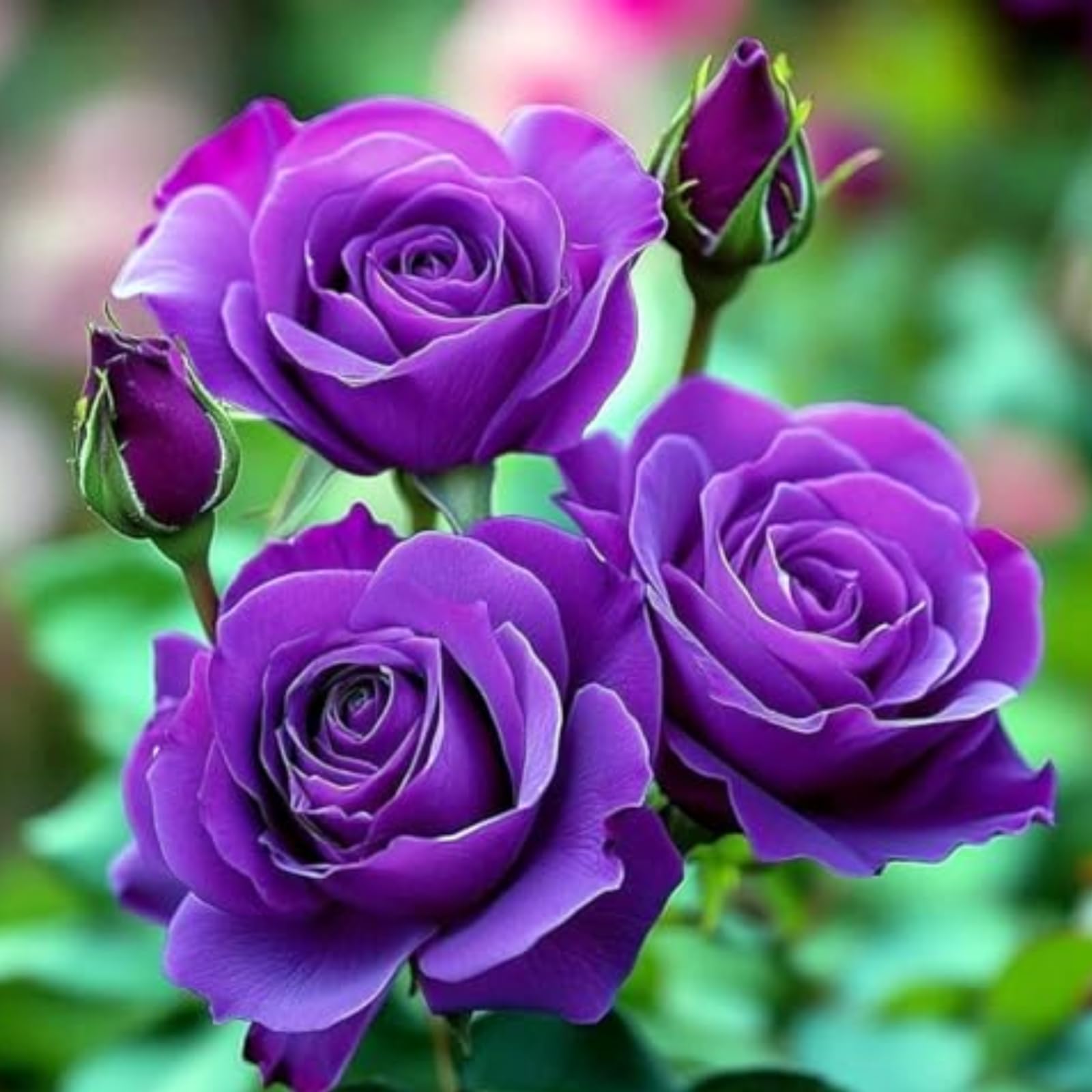 Hardy Perennial Rose Bulbs Mix,Fragrant Garden Rare Roses/Perennial Rose Rhizomes for Home Gardening,Landscape Design Plants,Indoor and Outdoor Potted.-1rhizome-B