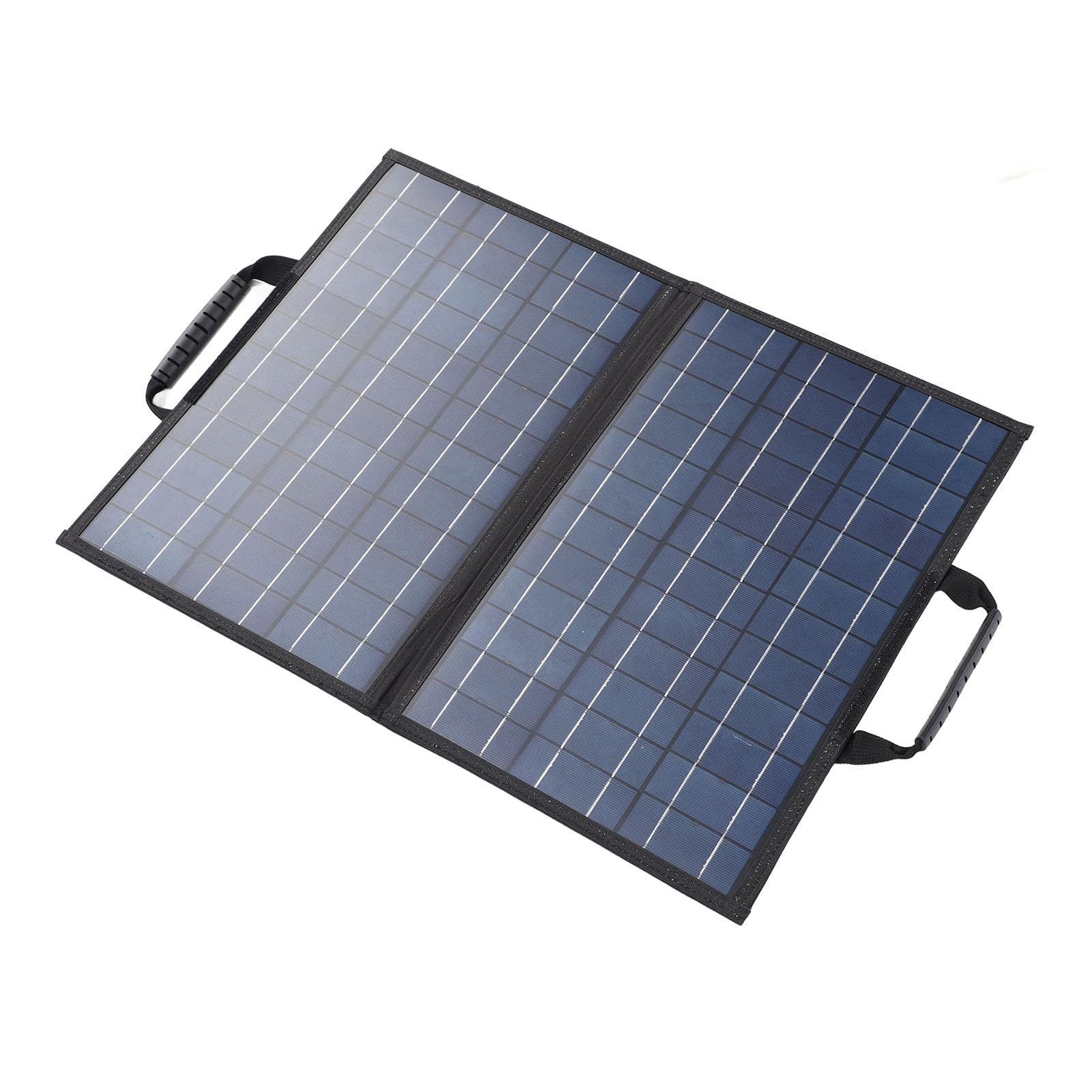 Kit de panneau solaire 80 W chargeur solaire pliable portable avec compteur de réglage d'angle double USB charge rapide pour camping en plein air randonnée silicium polycristallin