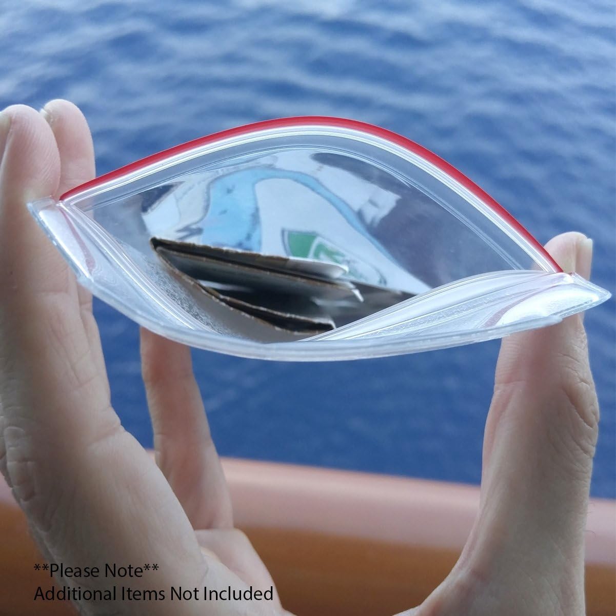 Bulk 100 Pack - Extra Large Waterproof Badge Holder - 4 X 6 Inch Passport & International Immunization Card - Heavy Duty Resealable Zip Top Closure by Specialist ID (Great for Cruise Essentials)