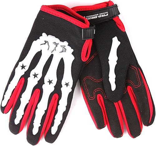 Miniatura 3 de 1Storm Guantes de motocross juveniles para motocicleta, BMX, MX, ATV, motocross, bicicleta, esqueleto, ciclismo, guantes para niños