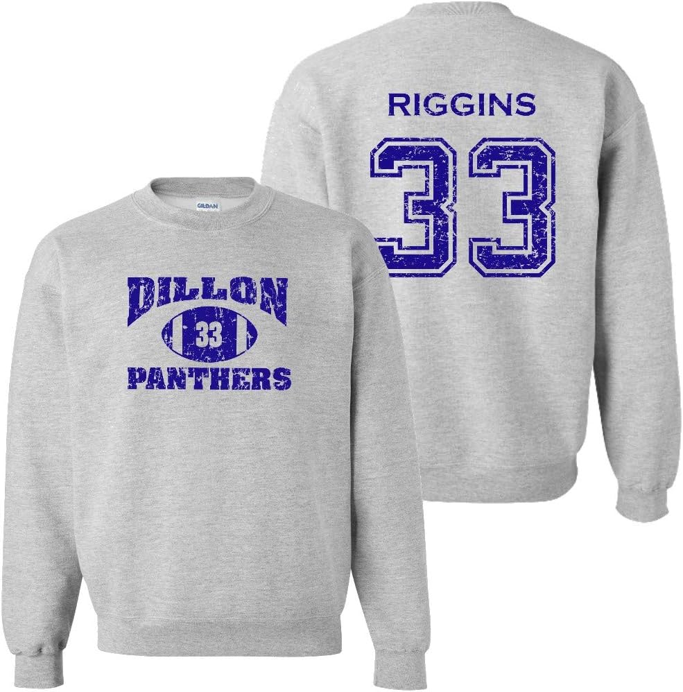 Adult Dillon Panthers Football Riggins 33 Pullover Sweatshirt
