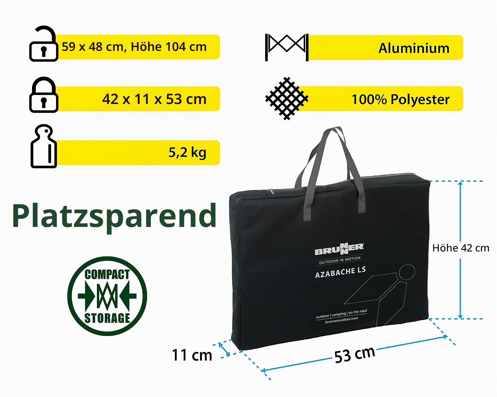 BRUNNER Campingschrank Azabache LS