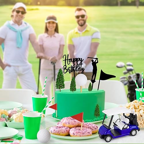 Miniatura 229 de Hooqict 26 piezas de decoraciones de pasteles de los años 80 y 90, decoraciones retro de los años 80 de hip hop con bolas de purpurina para cupcakes