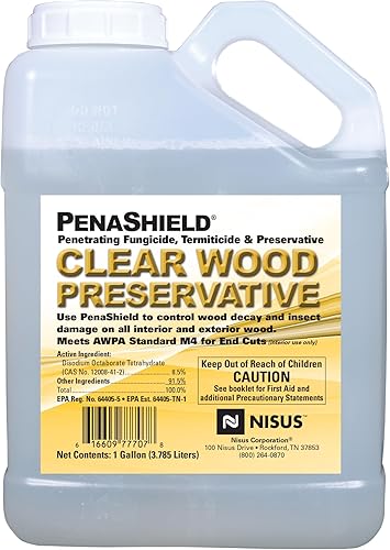 PenaShield - Conservante penetrante de madera, termiticida y fungicida, fórmula lista para usar para termitas, hormigas carpinteras, escarabajos