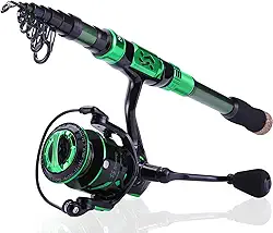 Molinete de pesca Sougayilang, fibra de carbono de 24 toneladas, rolos de pesca telescópicos portáteis para viagens, água salgada, pesca em água doce