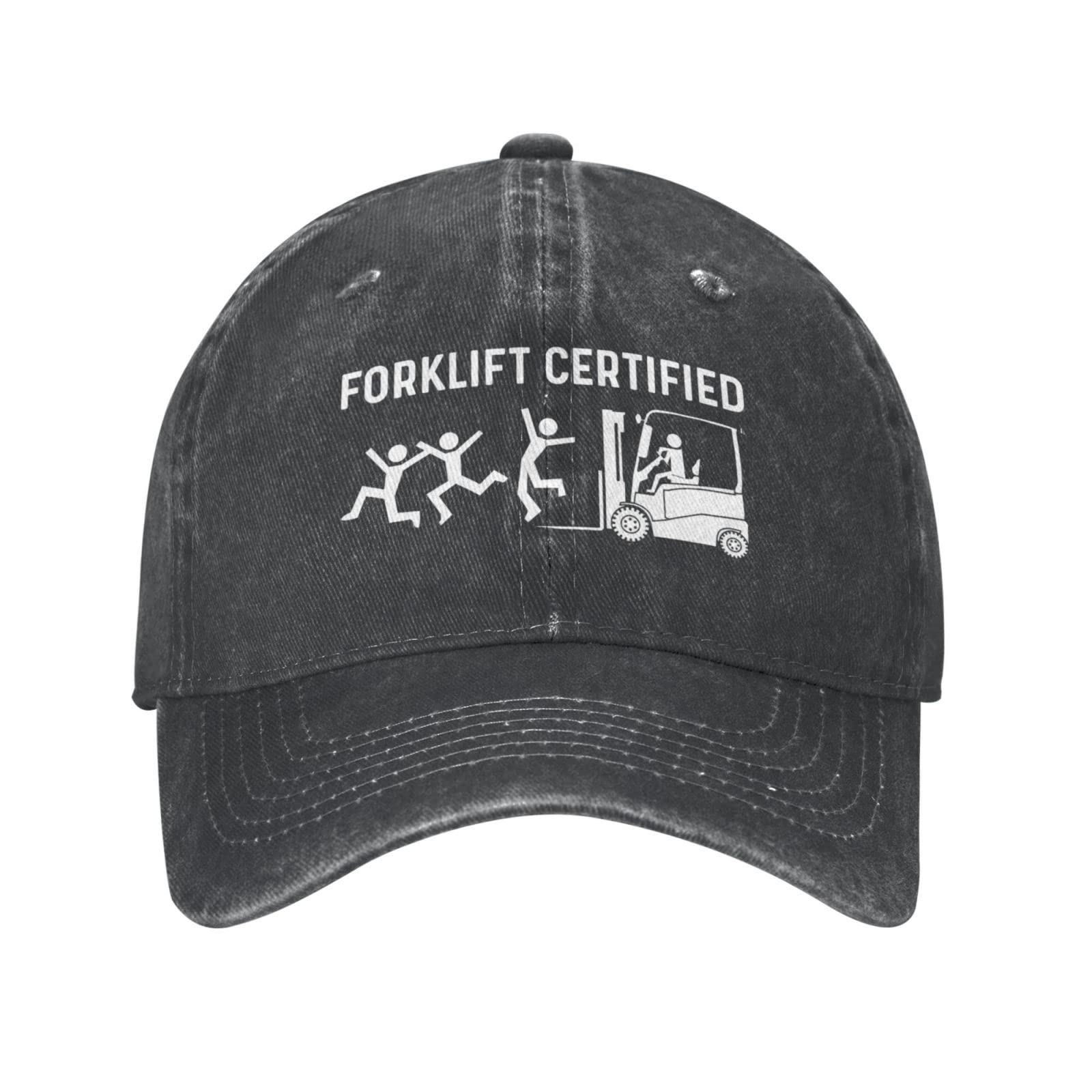 Funny Cap Forklift Certified Cap Women Baseball Caps Graphic Caps