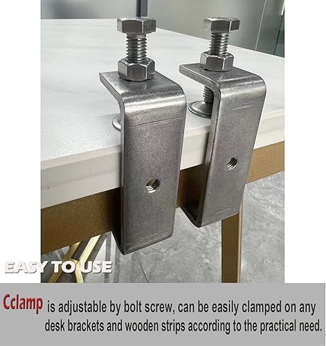 Miniatura 3 de Abrazadera C de acero inoxidable 304 Abrazadera de tigre Abrazadera de carpintería Abrazadera en C de servicio pesado con aberturas anchas de