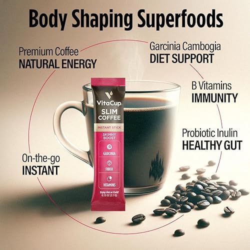 Miniatura 7 de VitaCup Paquetes de café instantáneo Extra Shot con espresso Shot, "Red Eye" con alto contenido de cafeína, tostado oscuro audaz con vitamina B12,