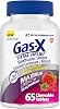 Gas-X Total Relief Chewable Tablets with Maximum Strength Gas Relief Simethicone 250 mg and Heartburn Relief Calcium Carbonate 750 mg, Bloating Relief, Mixed Berries - 65 Count