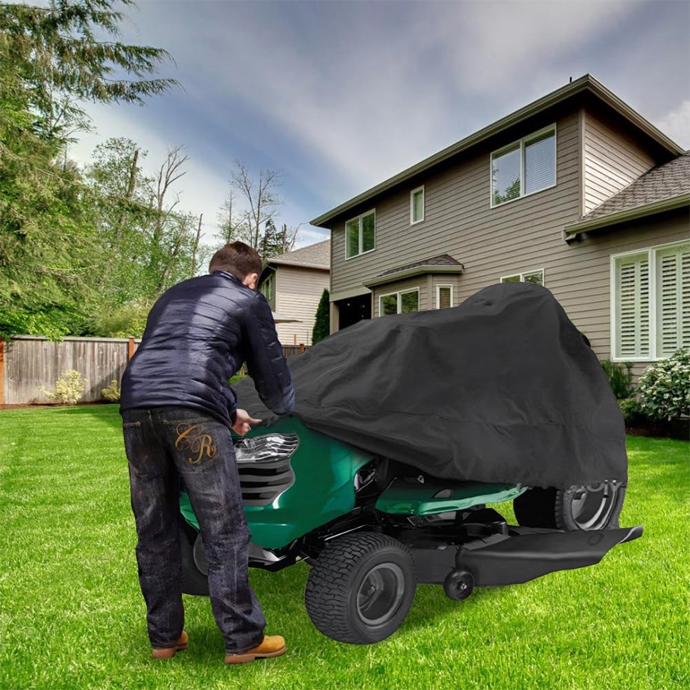 Lawn Mower Cover 210D Oxford Cloth Snow Blower Cover Waterproof Outdoor Furniture Cover Garden Supplies