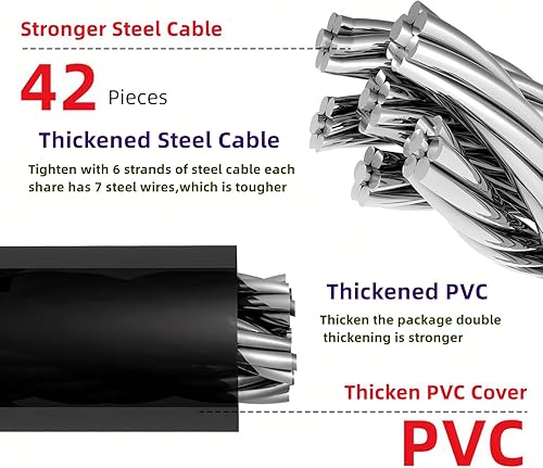 Miniatura 4 de Cerradura de bicicleta, cerradura de cable antirrobo portátil negro, cerradura de bicicleta de alta seguridad, combinación de 5 dígitos, cerradura