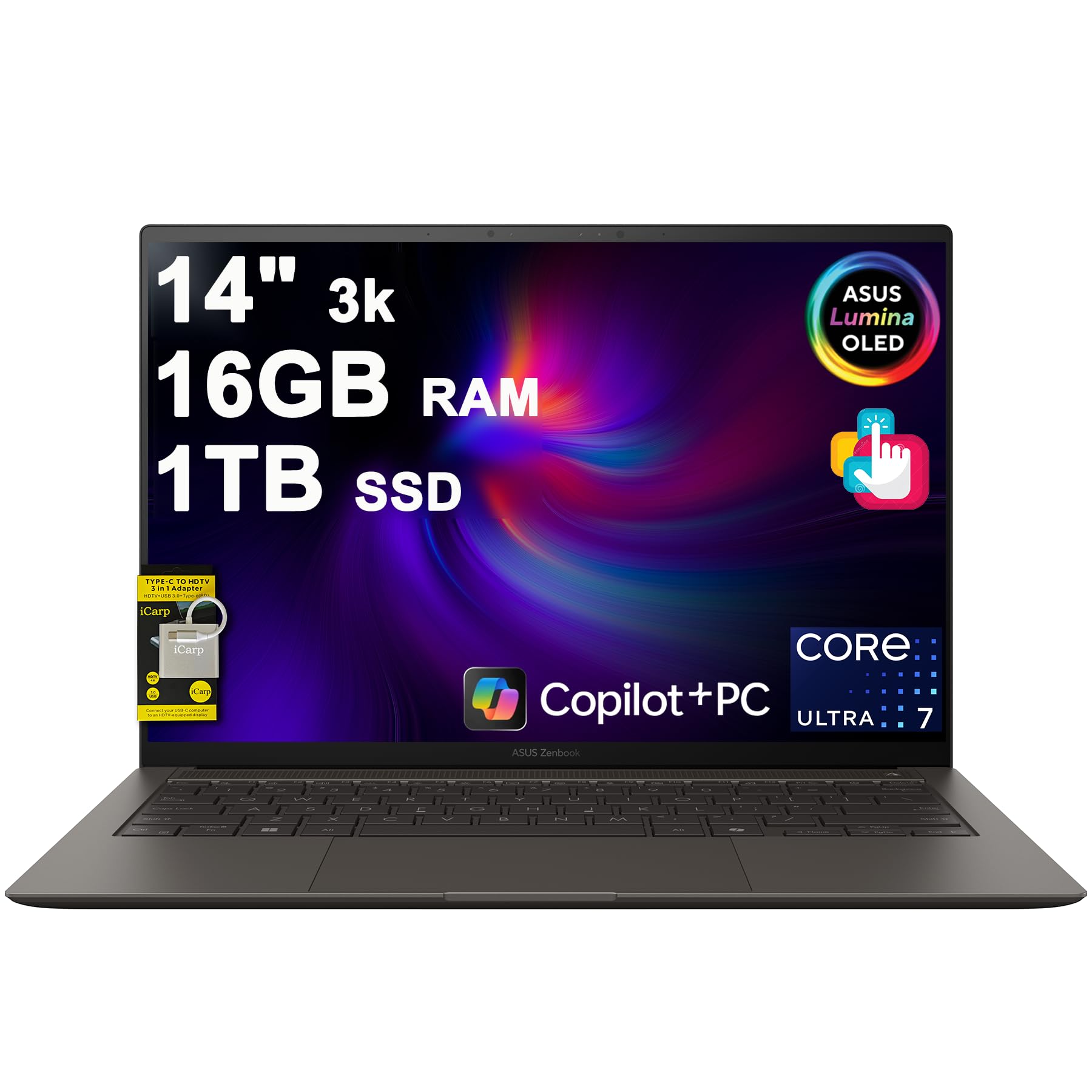 Amazon.com: ASUS Zenbook S14 Laptop 14