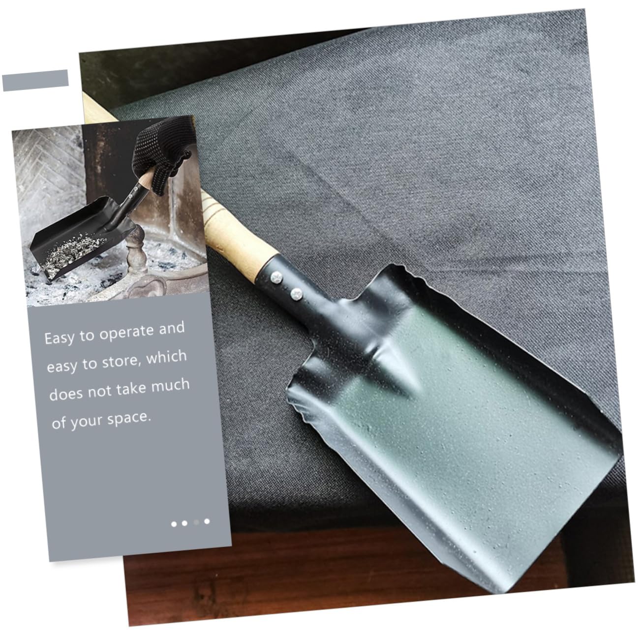 BESPORTBLE Snow Removing Tool 2pcs Small Shovel Iron Lawn Major Iron Snow Cleaning Tool