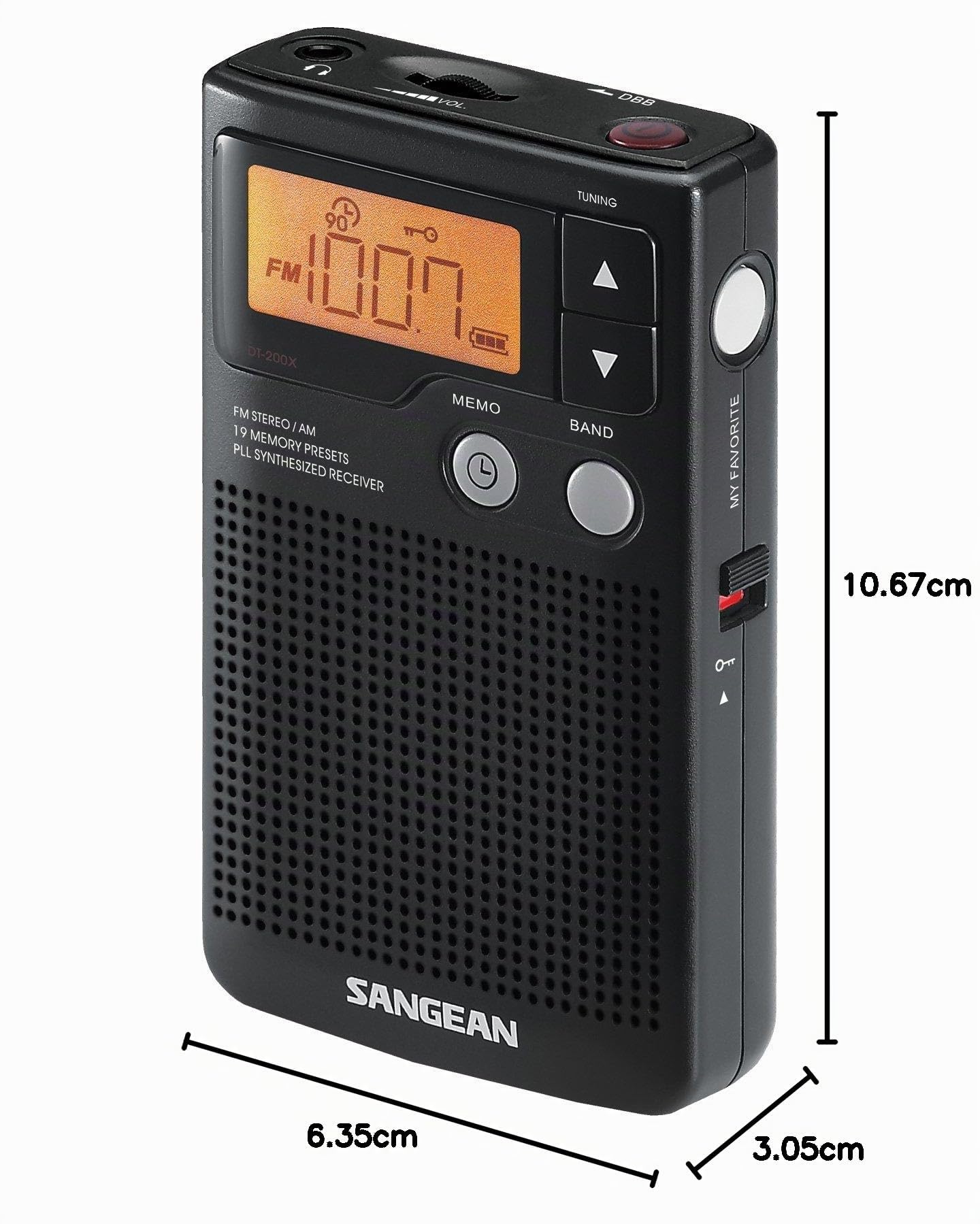 Sangean DT-200VX - Radio Portátil