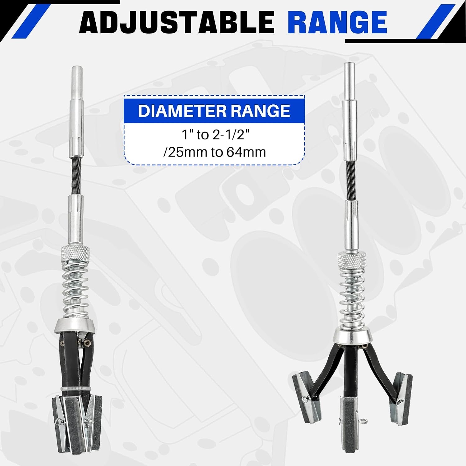 DASBET Engine Brake Cylinder Hone Adjustable Deglazer 1" to 2-1/2" Diameter