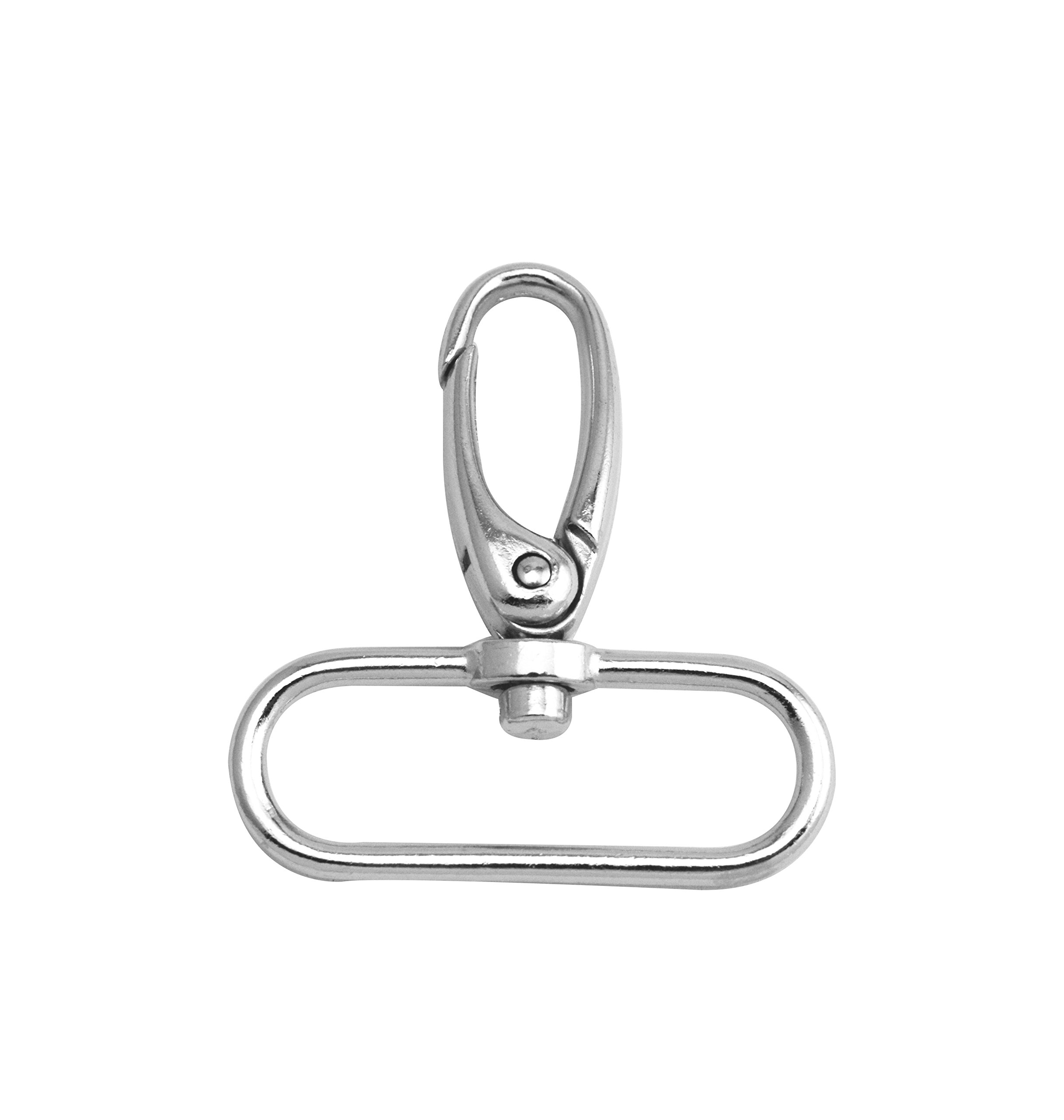 WuuycokySilvery Olive Buckle Lobster Clasps Swivel Snap Hooks LEN:1.8",oval ring inner Diam:1.5",10Pcs Green B1013-1