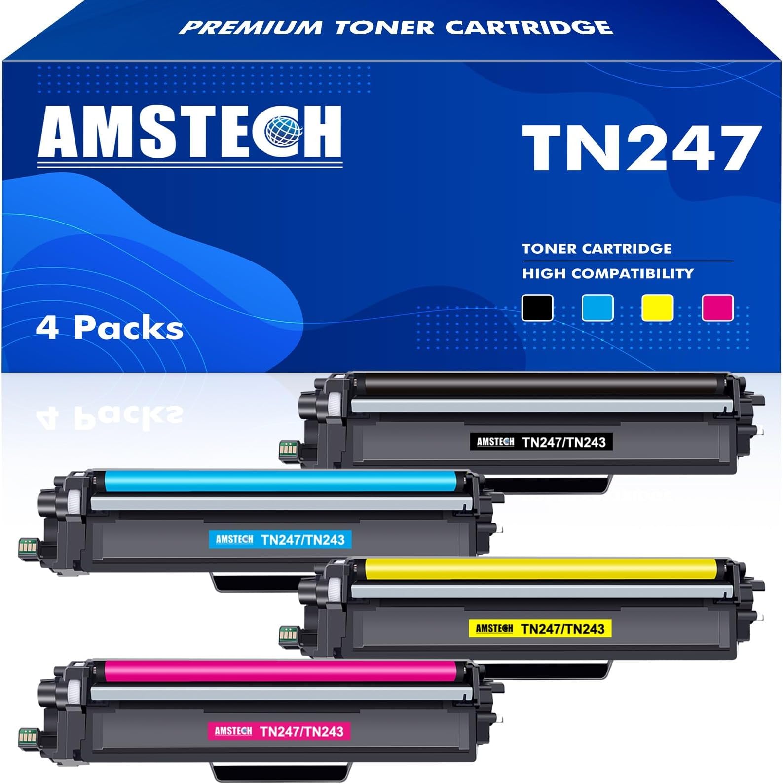 Palmtree TN247 Compatible Pour Toner Brother DCP-L3550CDW Toner Brother - View #8