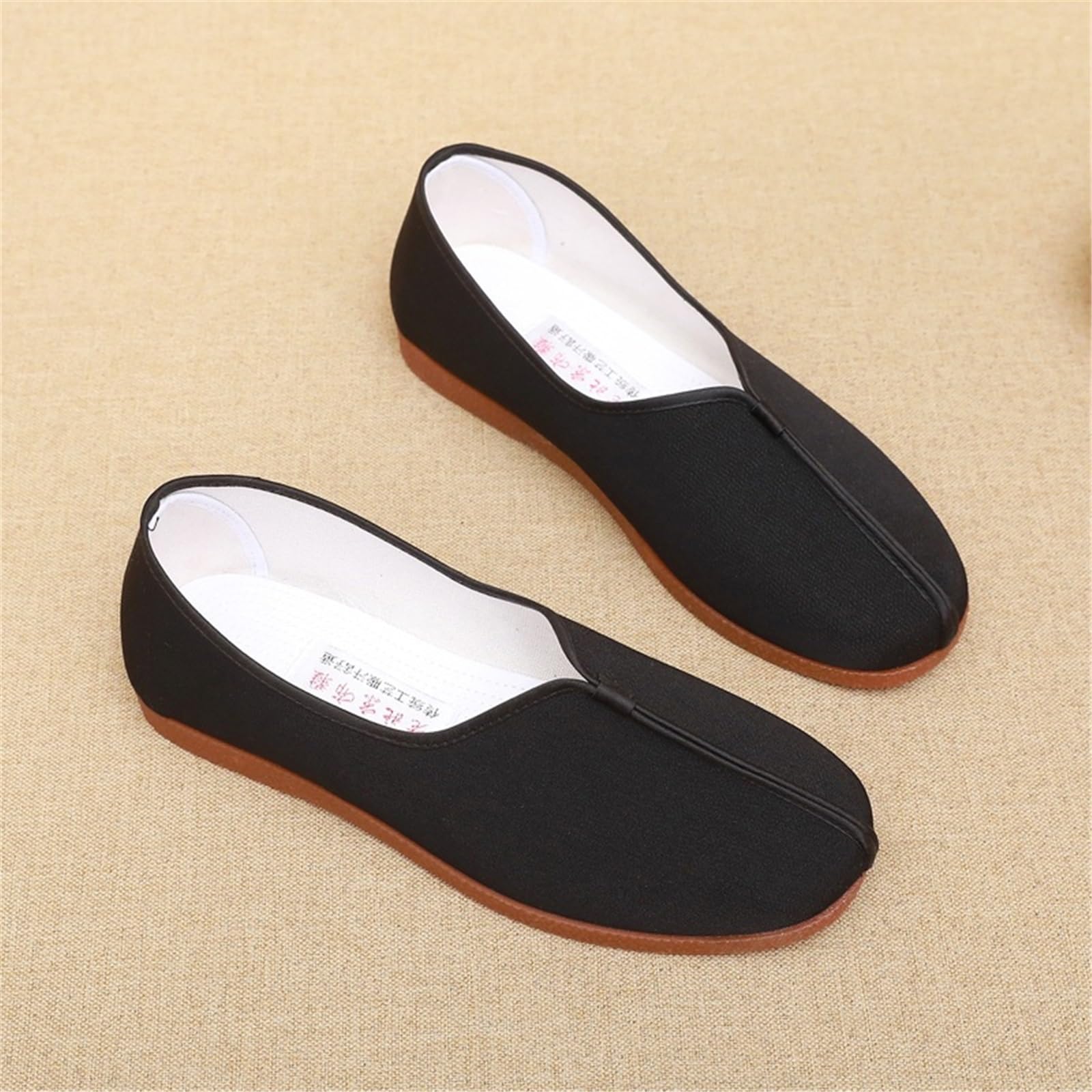 Zapatillas Kung Fu para Hombres Y Mujeres Flexibles Artes Marciales Tai Chi Zapatos con Suela De Goma Antideslizante, Zapatos De Tela para Practicar, Actuar Y Hacer Ejercicio