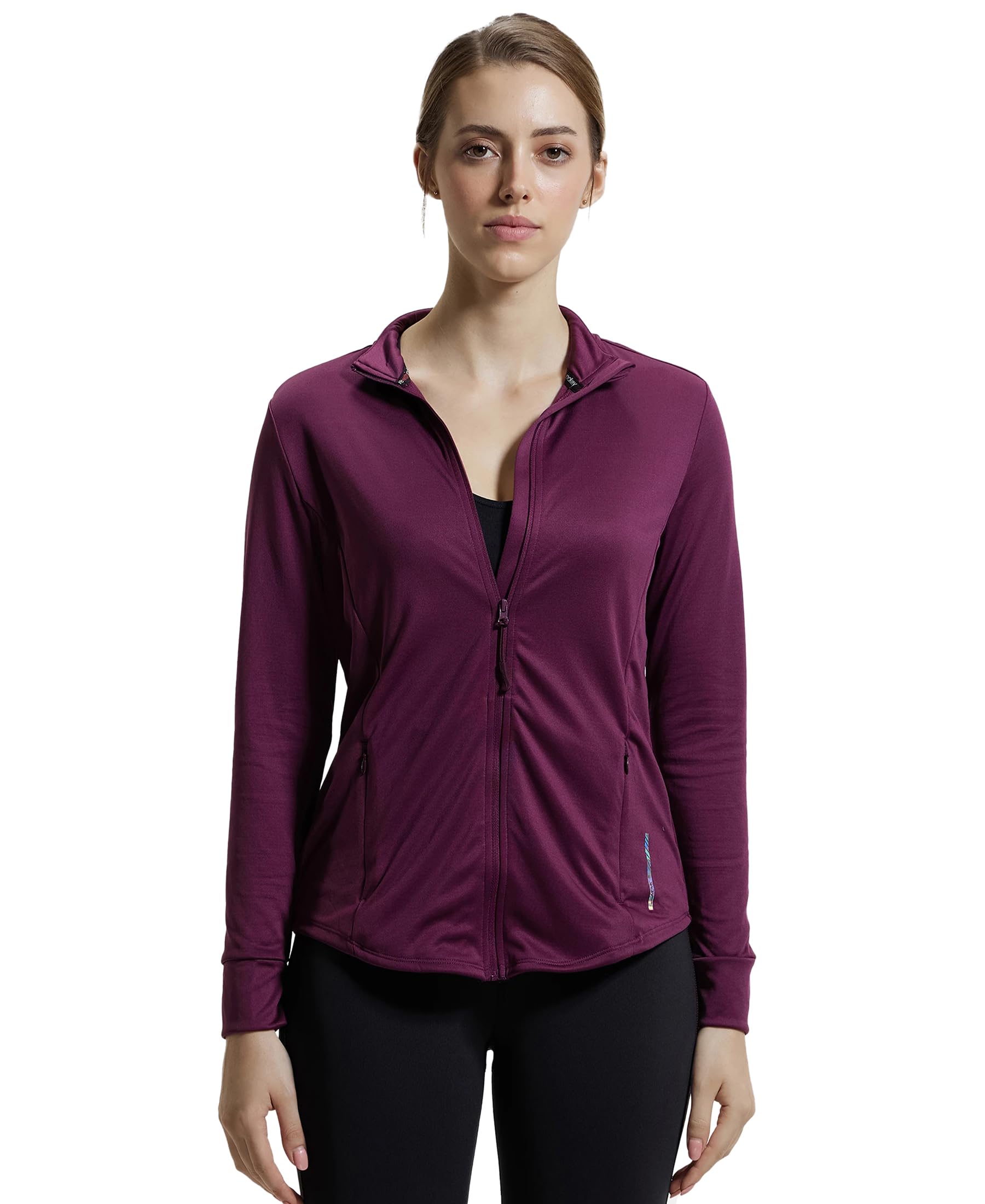 MW67 Women's Microfiber Relaxed fit Active Wear Standard Jacket with Curved Back Hem and StayDry Treatment-image-13