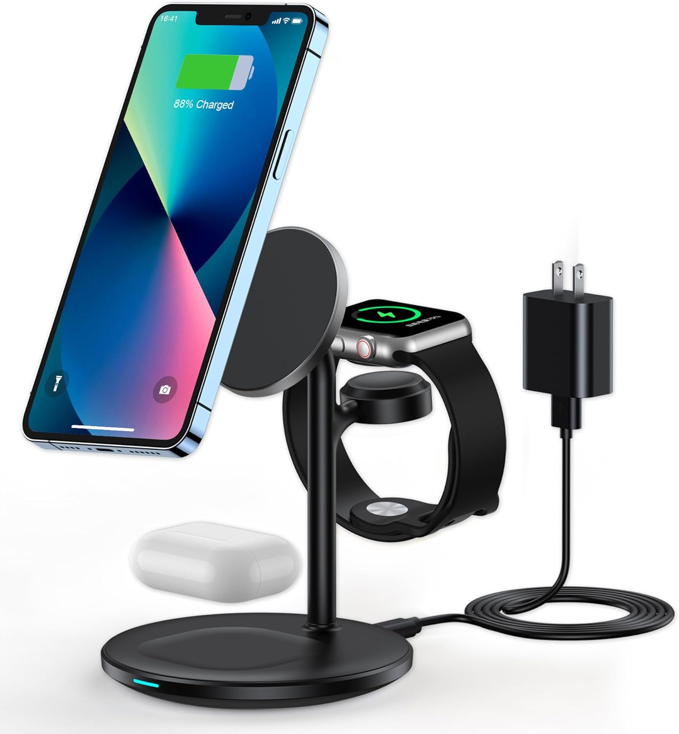 Amazon.co.jp: CIO NovaWave 3Way ワイヤレス充電器 3in1マグネット