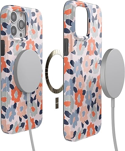 Miniatura 3 de Casely Funda para iPhone 13 Pro Compatible con MagSafe Campo de flores Funda floral pastel
