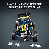 Vista 3 de LEGO Technic Off-Road Race Buggy - Coche de juguete para construir, juguete genial para niños, niñas y niños de 8 años que aman los concursos