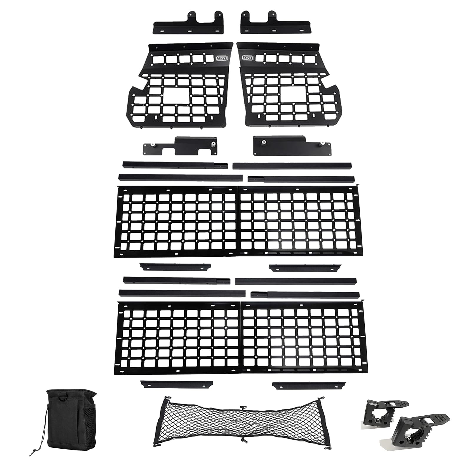 CTH for Lexus GX 470 GX470 2003-2009 Rear Trunk Modification Molle Panel Storage Panel Trunk Organizers Storage Cargo — view 5