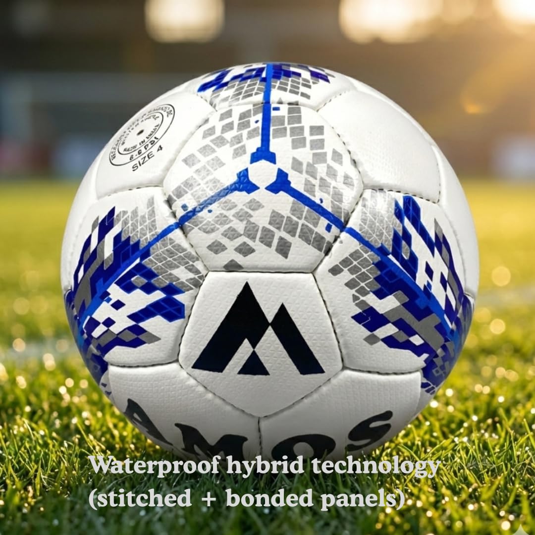 AMOS Inferno Jett (Size 4) Football with Pump 4