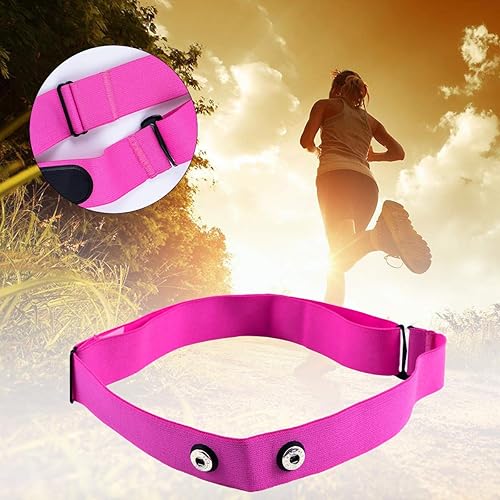 Miniatura 7 de XUXIN Monitor de frecuencia cardíaca de repuesto, correa suave, ajustable, elástica, para montaje en el pecho, compatible con correa polar, Garmin y