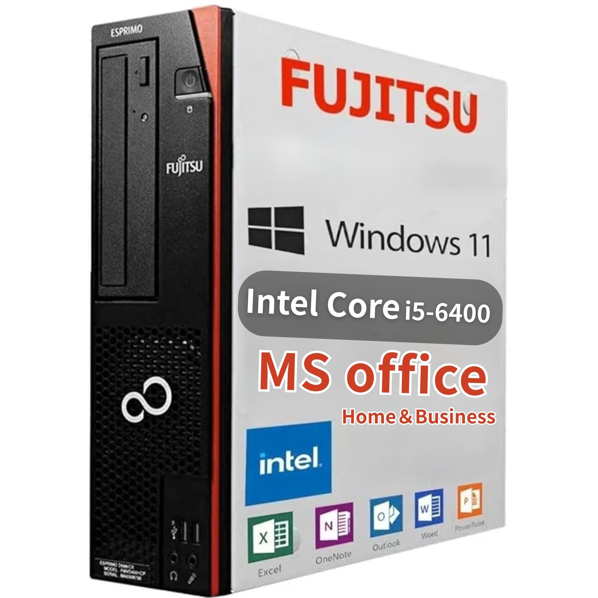 ケーブル付属_Fujitsu ESPRIMO D586/M Windows 11 Amazon.co.jp: 【整備済み品】デスクトップPC ESPRIMO D586/第6世代