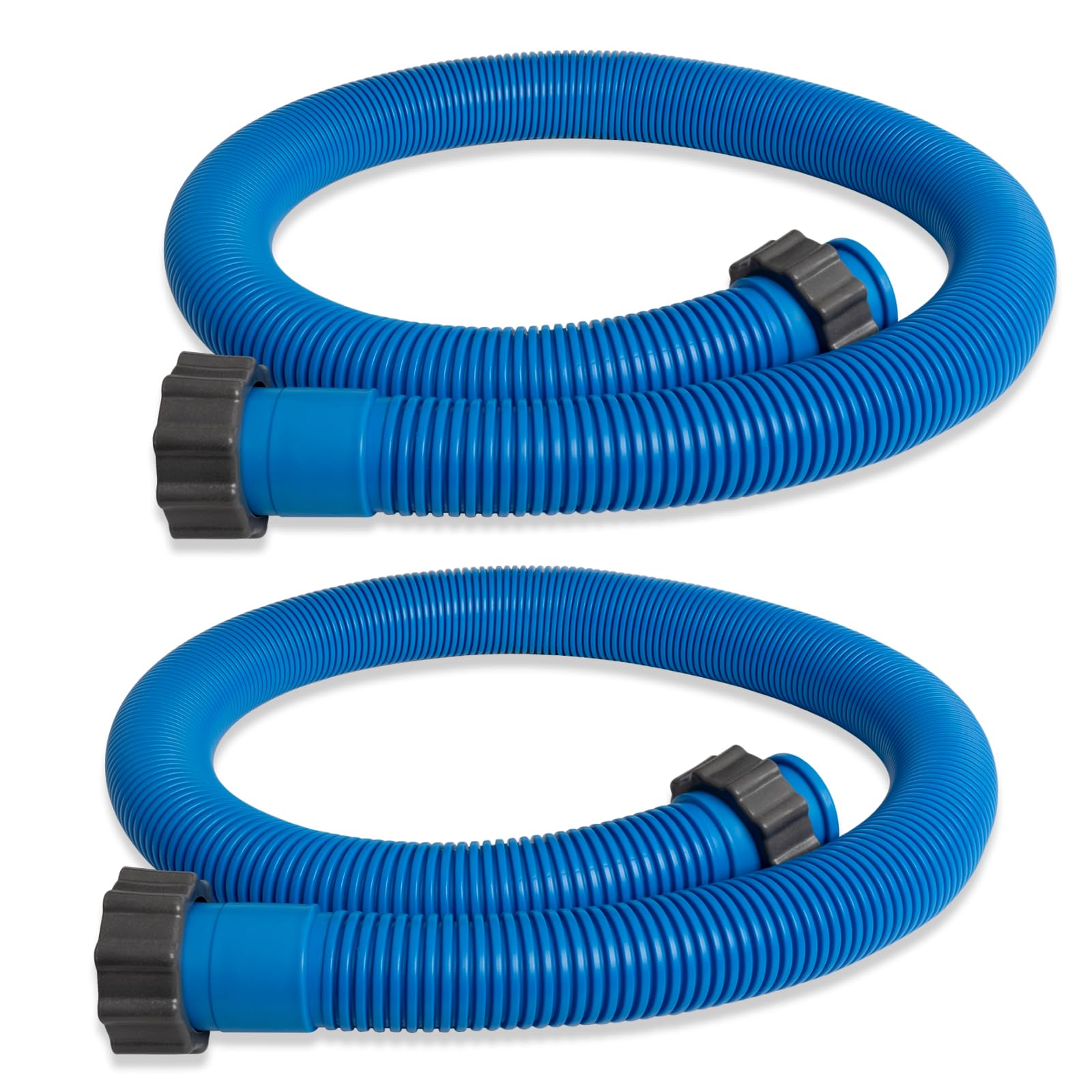 29060E Pool Hoses for Above Ground Pools-1.5" Diameter 59" Long Pool Pump Hose Replacement for Intexx Pool Accessory Hose, Fit for 1,500 Higher GPH Filter Pumps Saltwater Systems Sand Filters, 2 Pack