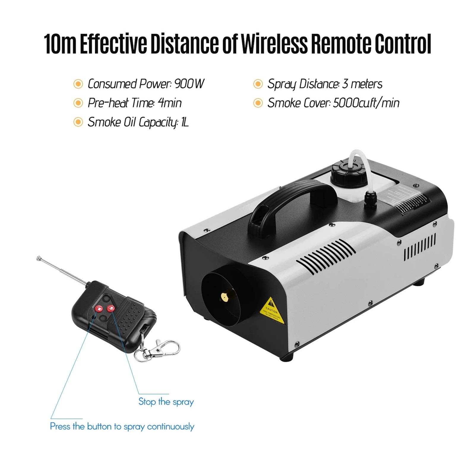 900W ワイヤレス スモークマシン Amazon | スモークフォグマシン強力900Wワイヤレス