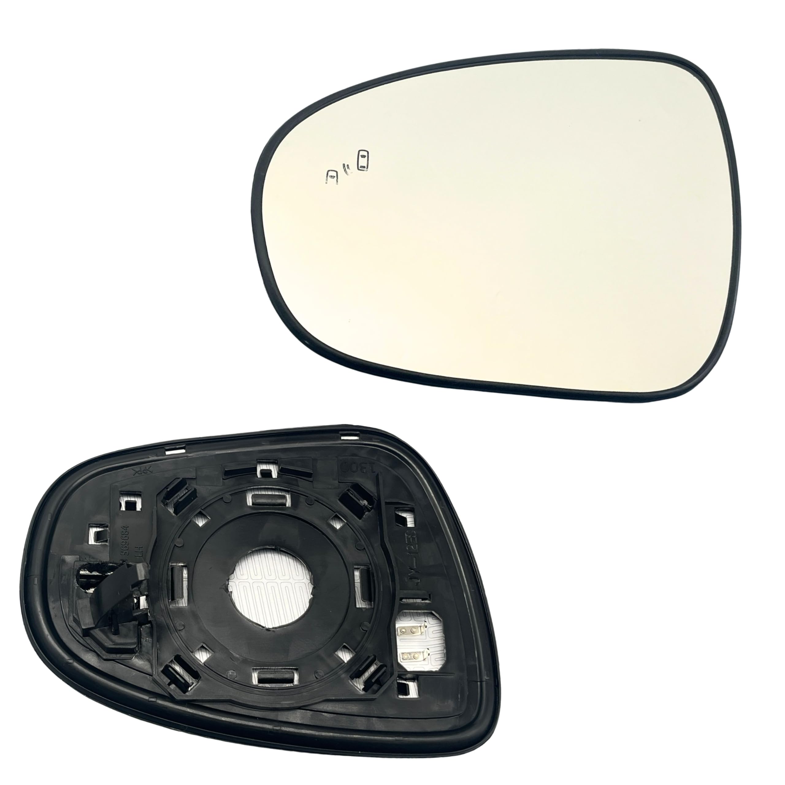 - Left Driver Side Mirror Glass Heated With Blind Spot Without Auto Dimming Compatible with for Lexus ES350 ES300h GS350 GS450h 2013-2017, LS460 LS600h 2013-2016, CT200h, RC300 RC350